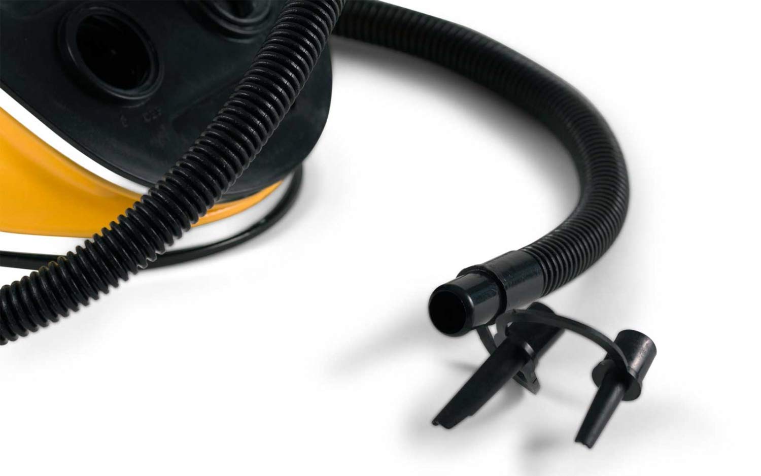 Wellenshop Fußpumpe 5L Für Schlauchboote - Mit 2 Adaptern Für SUP & Luftmatratzen