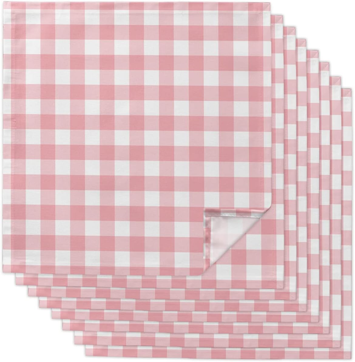 Cloth Napkins Set of 8, Dinner Napkins 20x20 Inches Reusable Napkins Cloth Washable