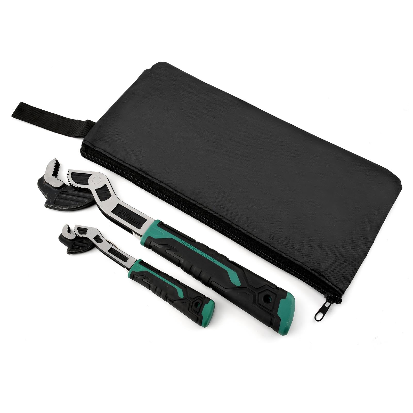 2-Piece Self-Adjusting Pipe Wrench Set - Multi-Function -9