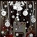 60X90 Weihnachten Dekorative Aufkleber Fensterglas Pvc Wandaufkleber Abnehmbare Frohe Weihnachten Glocke Weihnachtskugeln Aufkleber Wohnkultur