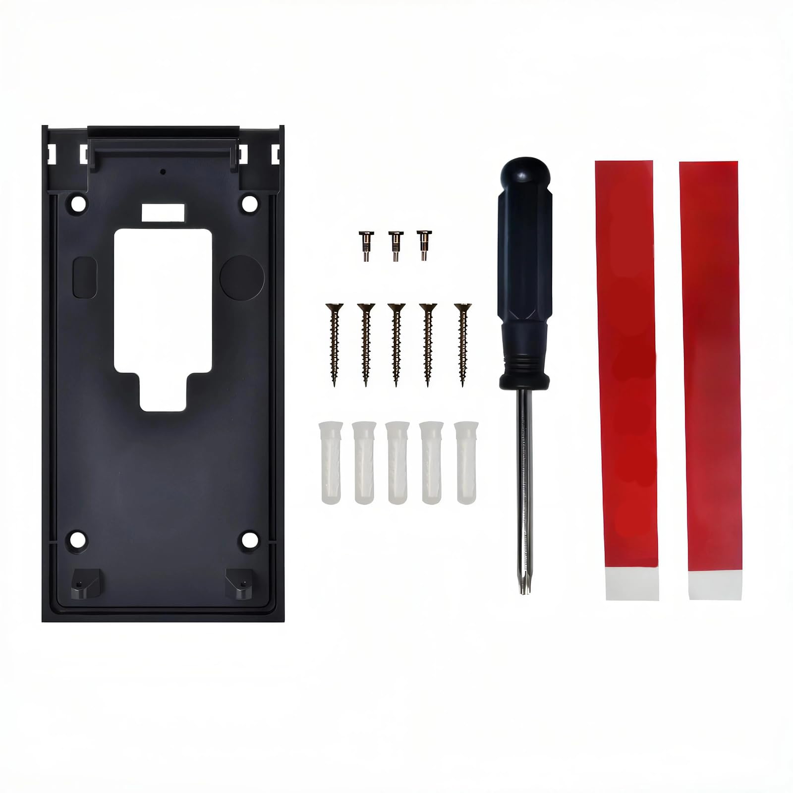 Elnwnnkc Multicolor None Drill Video Doorbell Mount Bracket Replacement Mounting Plates Holder For Rings Video None Drill Adhesive Mount