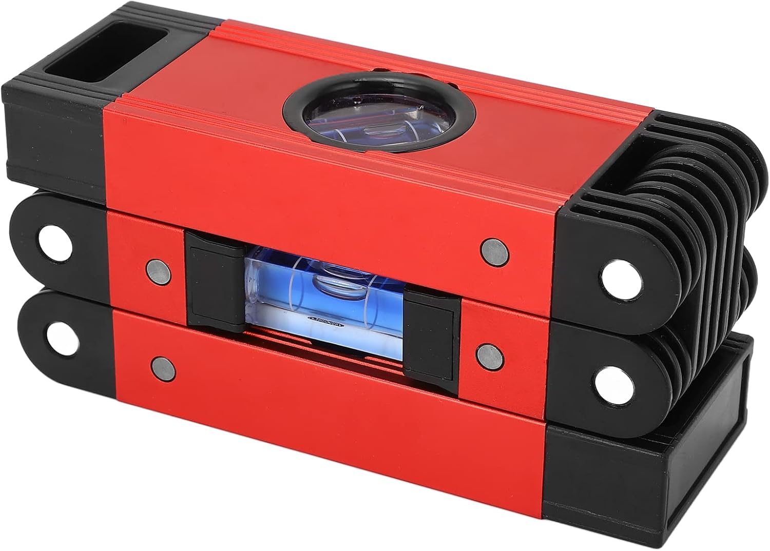 Niveau magnétique pliable en aluminium pour menuiserie de précision