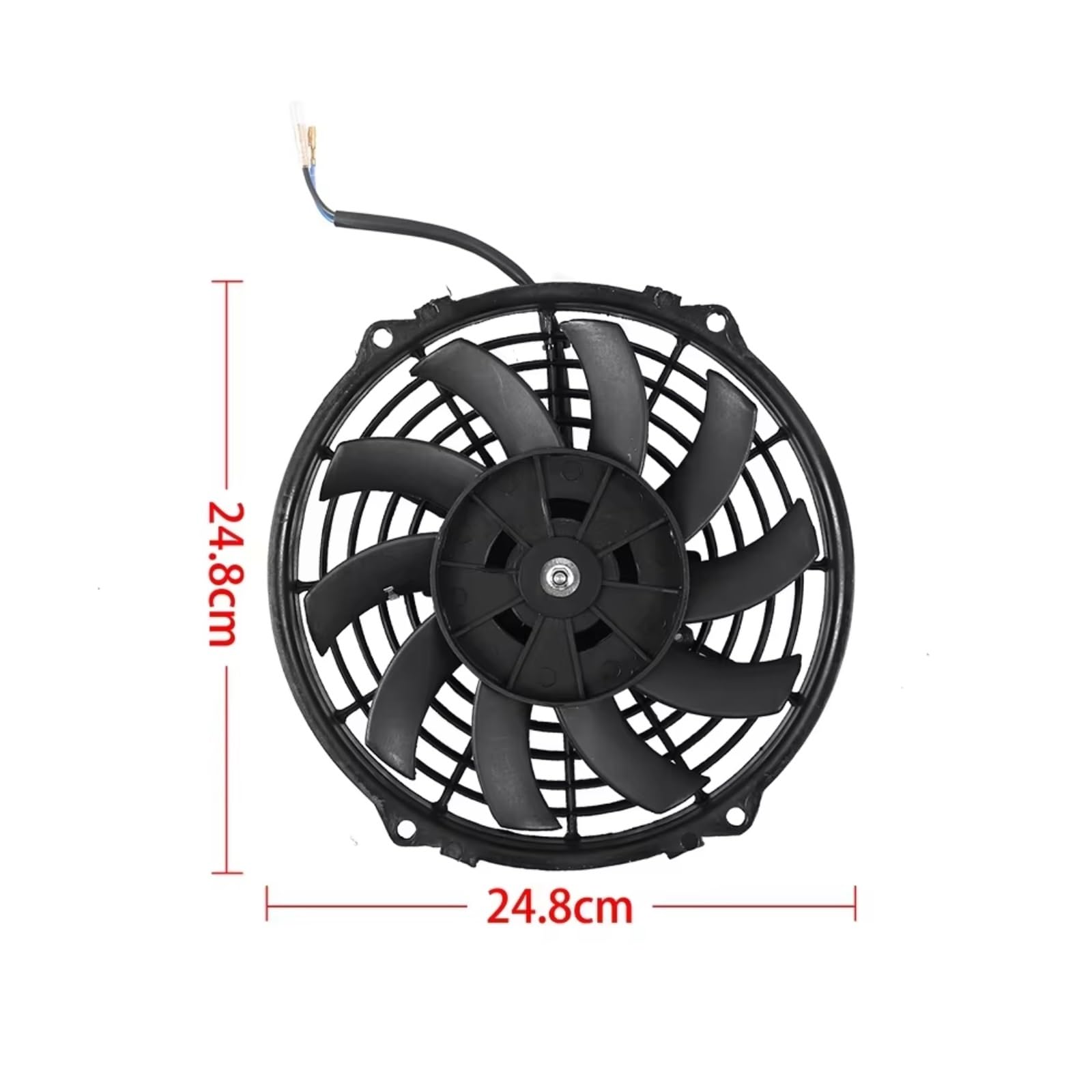 Kit Di Montaggio Universale Per Ventola Di Raffreddamento Per Aria Condizionata Per Auto Da 7 Pollici 12V 80W 2100 RPM Elettrico Radiatore Per Auto