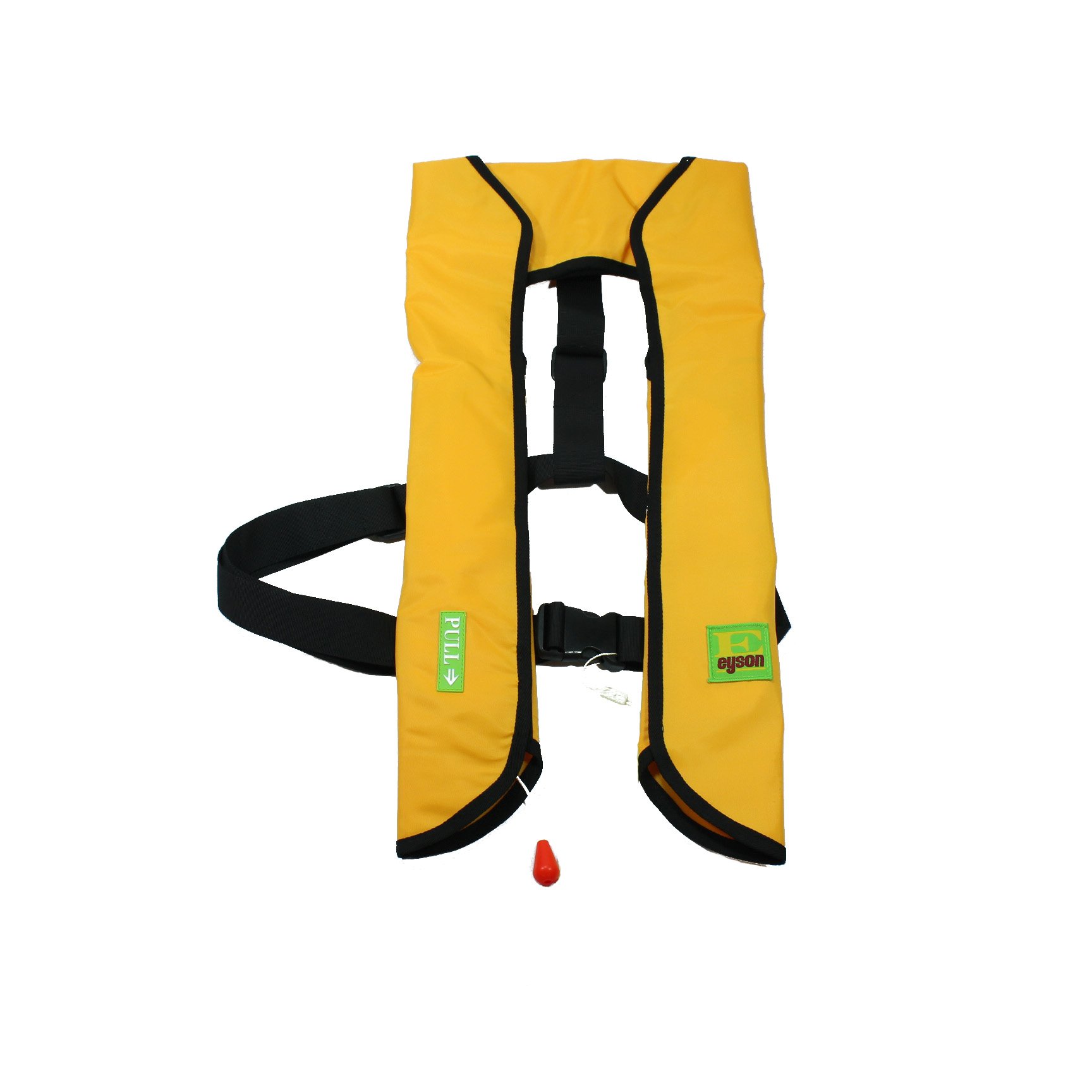 Top Safety Adult Life Jacket with Whistle - Manual Version Inflatable Lifejacket Life Vest Preserver PFD for Boating Fishing Sailing Kayaking Surfing