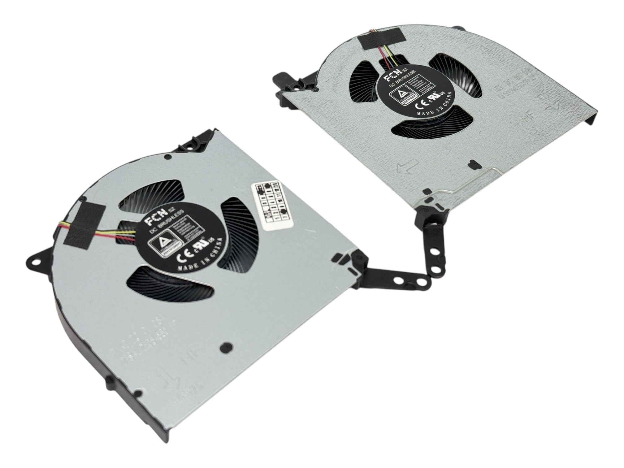 Ventilador de refrigeración para CPU + GPU Set compatible para Lenovo Legion 5 Pro-16ACH6H Type 82JQ; PN: DFSAL12E064860, DFSAL12E164860, BAPA0909R1HY003, BAPA0909R1HY004, 5H40SS. 202777