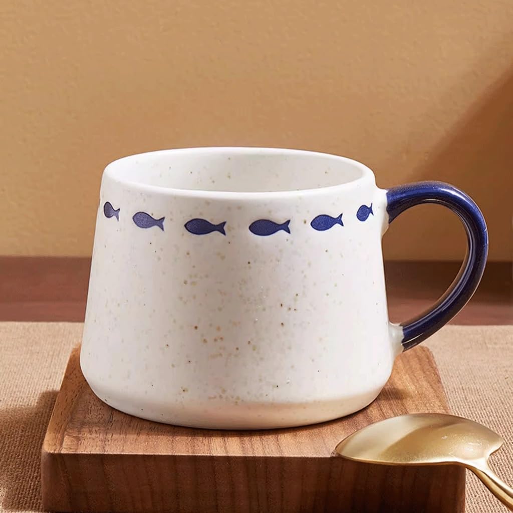 ENGENDER Tazas Cafe Taza De Cerámica Taza De Té De La Tarde Taza De Café Taza De Agua Mug Cups(A)