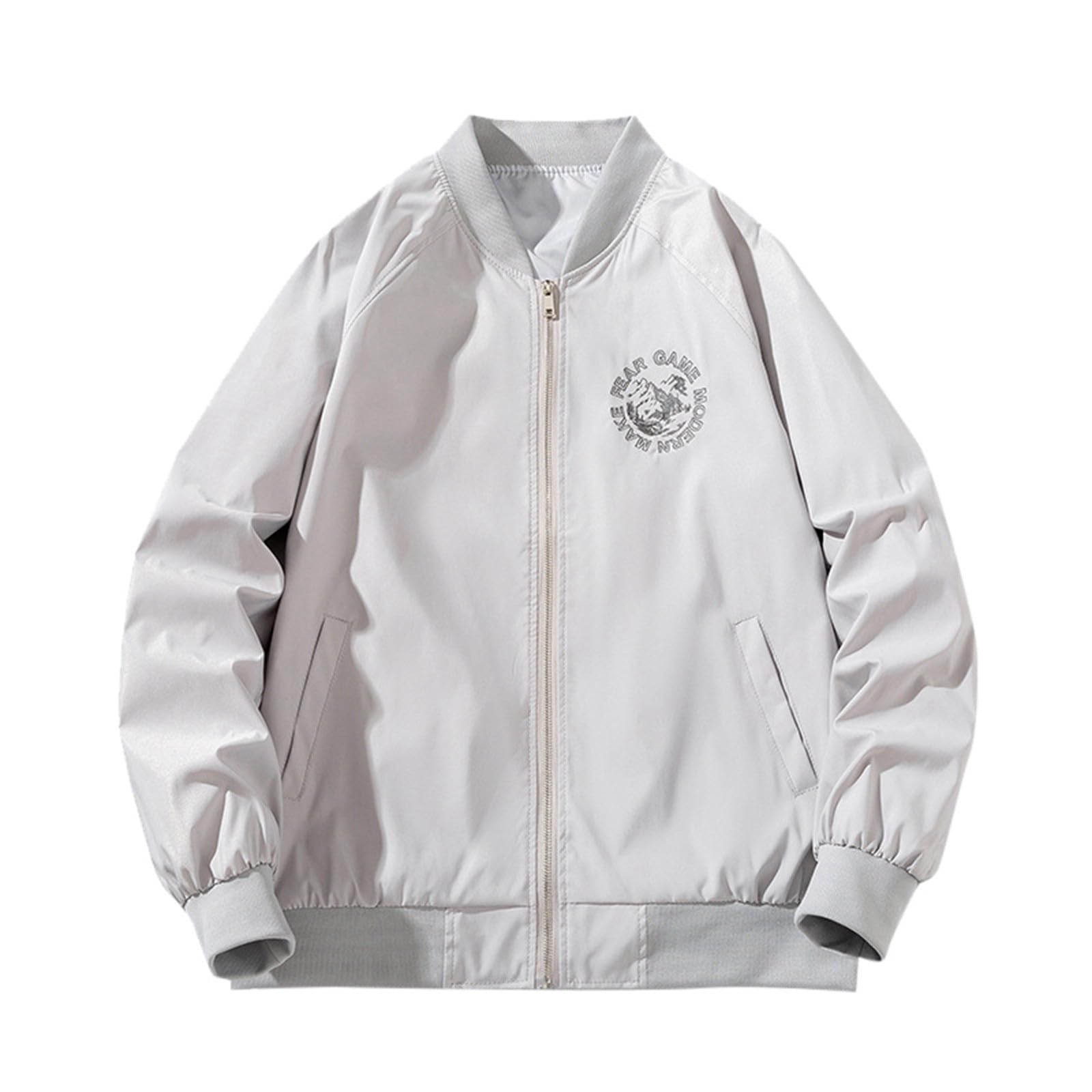 Chaqueta Hombre Entretiempo, Chaqueta para Hombre, Chaquetas Modernas con Bolsillos Y Botones Jacket Elegante para Tiempo Libre Light Jacket