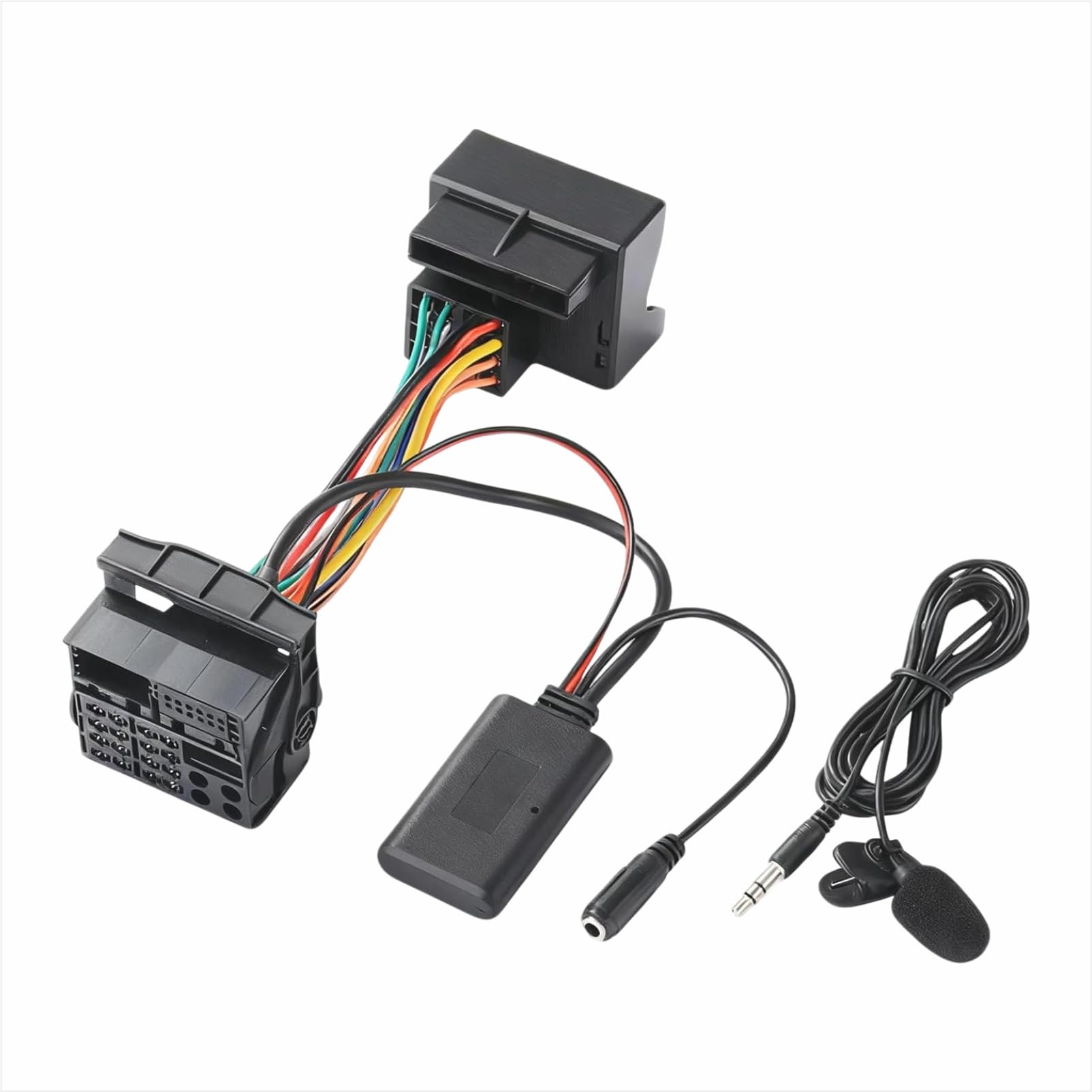 MESINURS Adaptateur mains libres Bluetooth pour Peugeot 307 407 508 & Citroën C5 C6 RD4 Radio - Interface audio AUX sans fil, compatible avec Blaupunkt VDO Bosch stéréo
