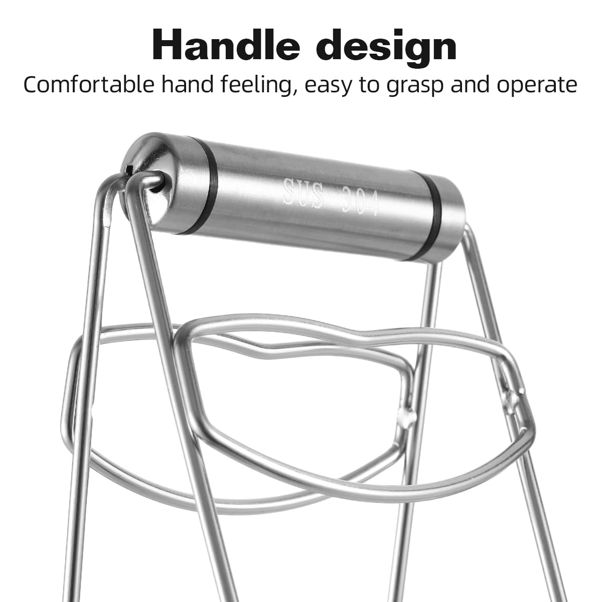 BESTONZON Stainless Steel Bowl Clip, Foldind Hot Dish Tong Hot Plate Gripper, Kitchen Stainless Steel Folding Hot Dish Plate Clip Plate Retriever Tongs Bowl Clips Pan Dish Gripper Clips Hot Plate or B