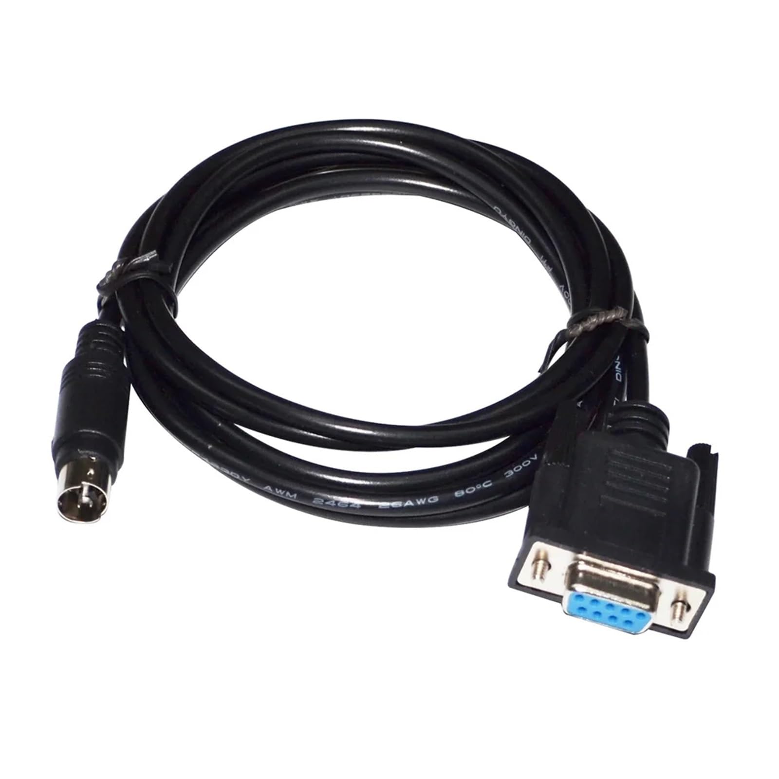 ATUUKOPC RS232 D-SUB 9P DB9 to MINI DIN 5PIN MD5 Converter PLC Programming Cable(5m)