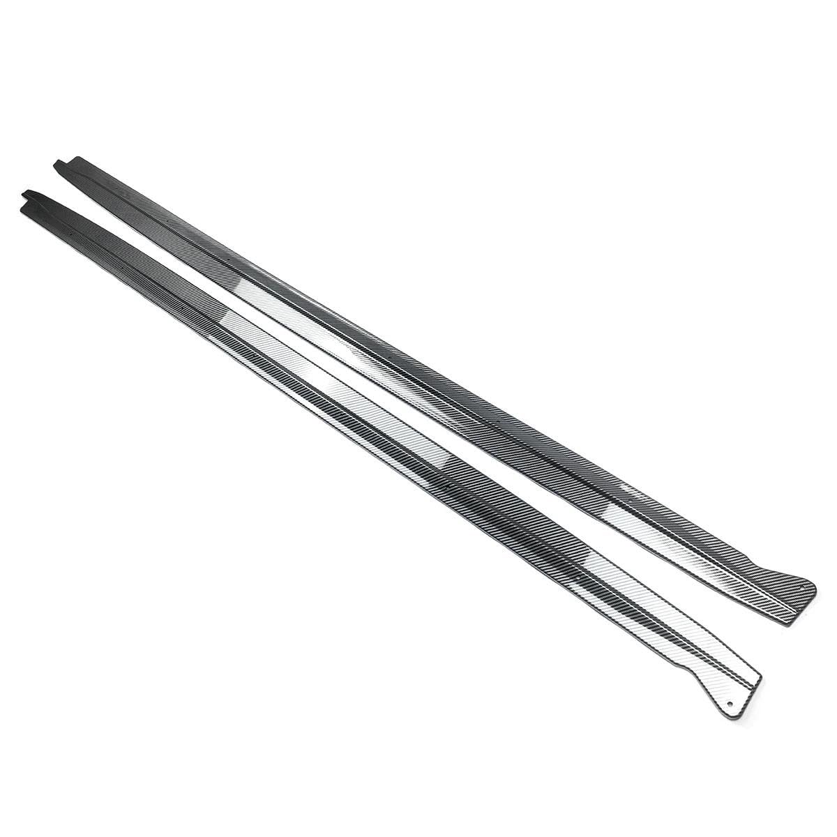 Seitenschürze Seitenrock Für F15 X5 F85 Für X5m F16 X6 F86 Für M 2 Stücke Glanz Schwarz/Carbon Faser Seite Rock Erweiterung