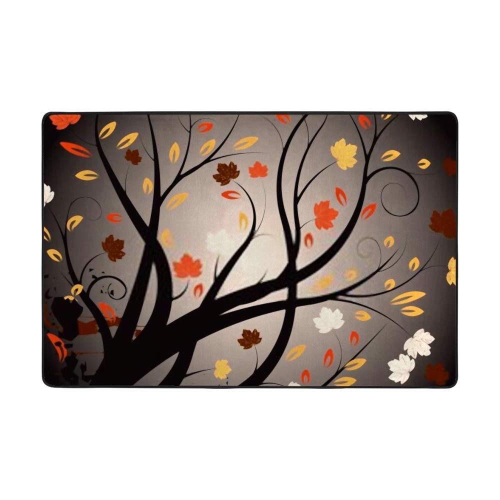 Tapis en velours corail pour salon et chambre de 80x58 inch