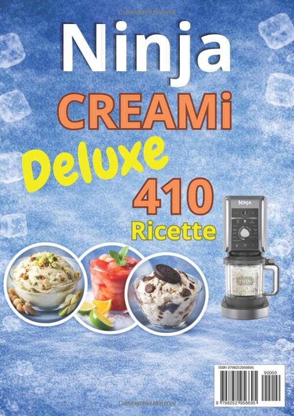 Back cover of The Complete Ninja CREAMi Deluxe Book