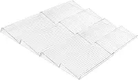 Socpuro Organizador de gaveta de especiarias, 4 camadas - pacote com 8 organizadores de temperos de acrílico transparente, bandeja expansível de 28 a 55 cm para cozinha para bancada de gaveta