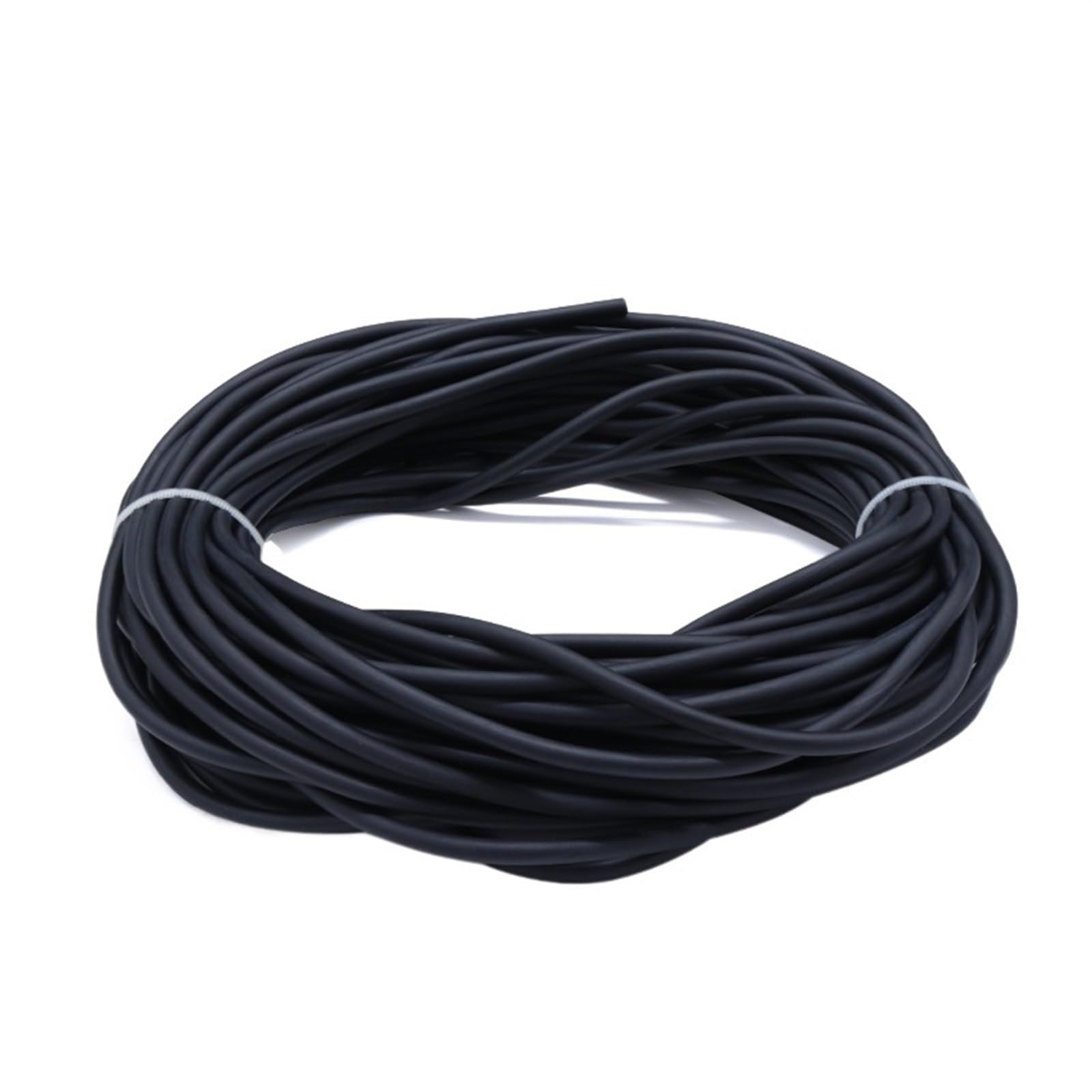flexiable rubber Nature Latex Rubber Hoses Antifreeze Tension Rope Pipe High Resilient Elastic Tube drain elastic (Color : Black, Size : ID 4mm x 6mm OD)