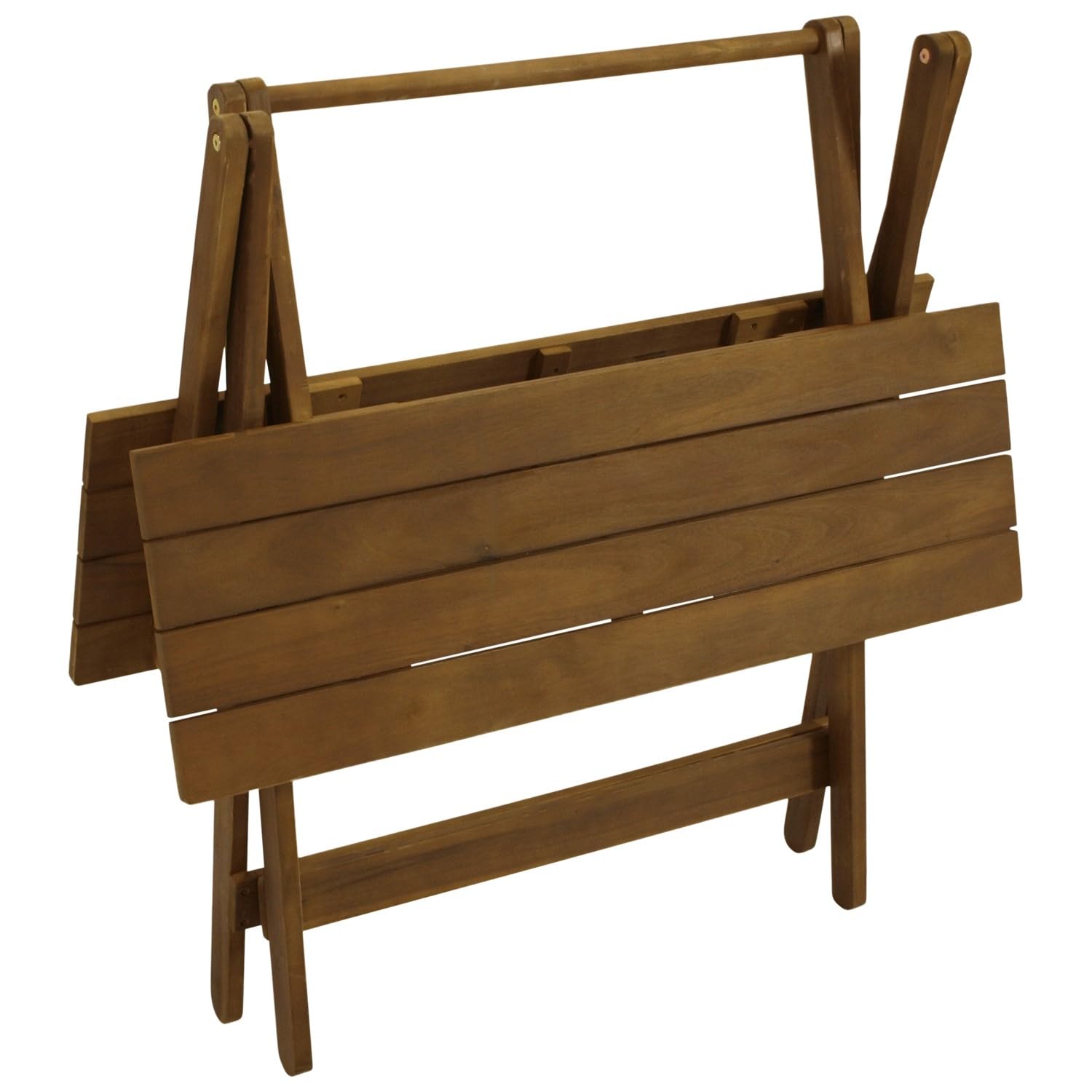 DEGAMO Klapptisch Gartentisch Bahia 90x60cm, Akazie braun geölt, Outdoor, FSC®-Zertifiziert