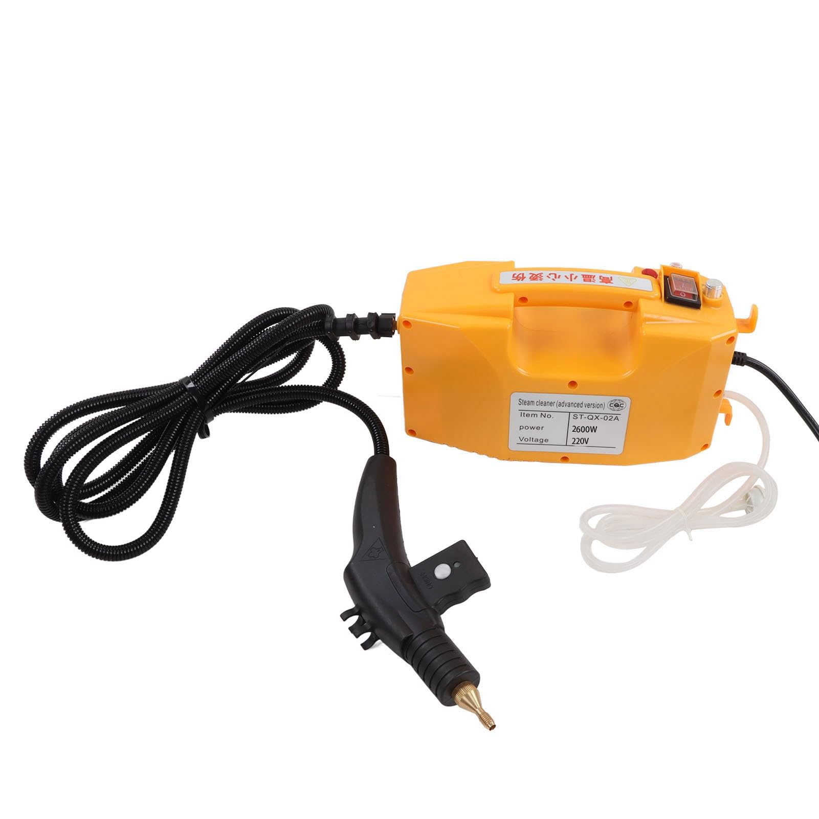 Limpiador a, Máquina de Limpieza Portátil de Alta Presión con Vaporización Instantánea para Electrodomésticos, Muebles, Aires Acondicionados, Campanas, Alfombras (2600W Enchufe europeo 220V)