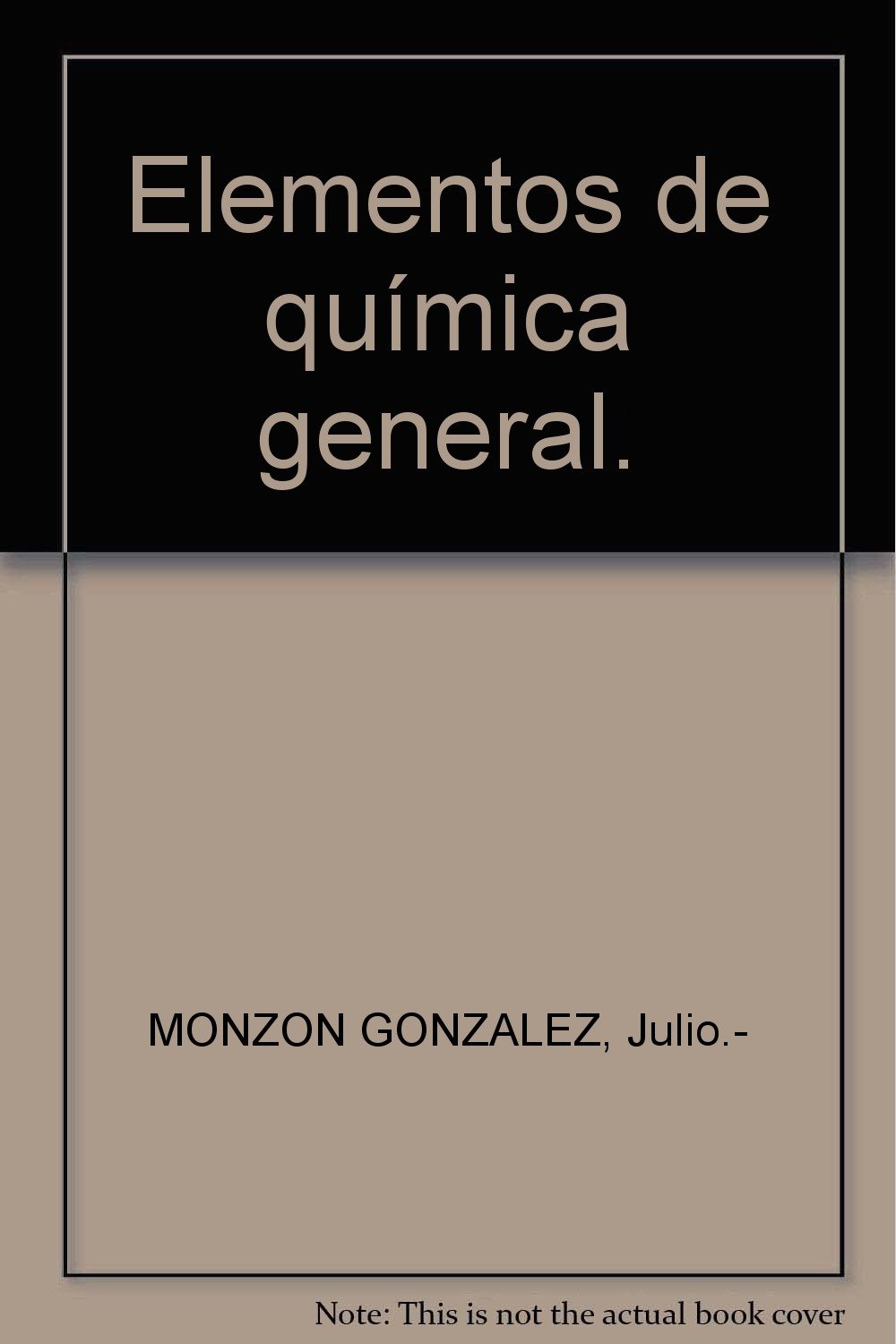 Elementos de química general.