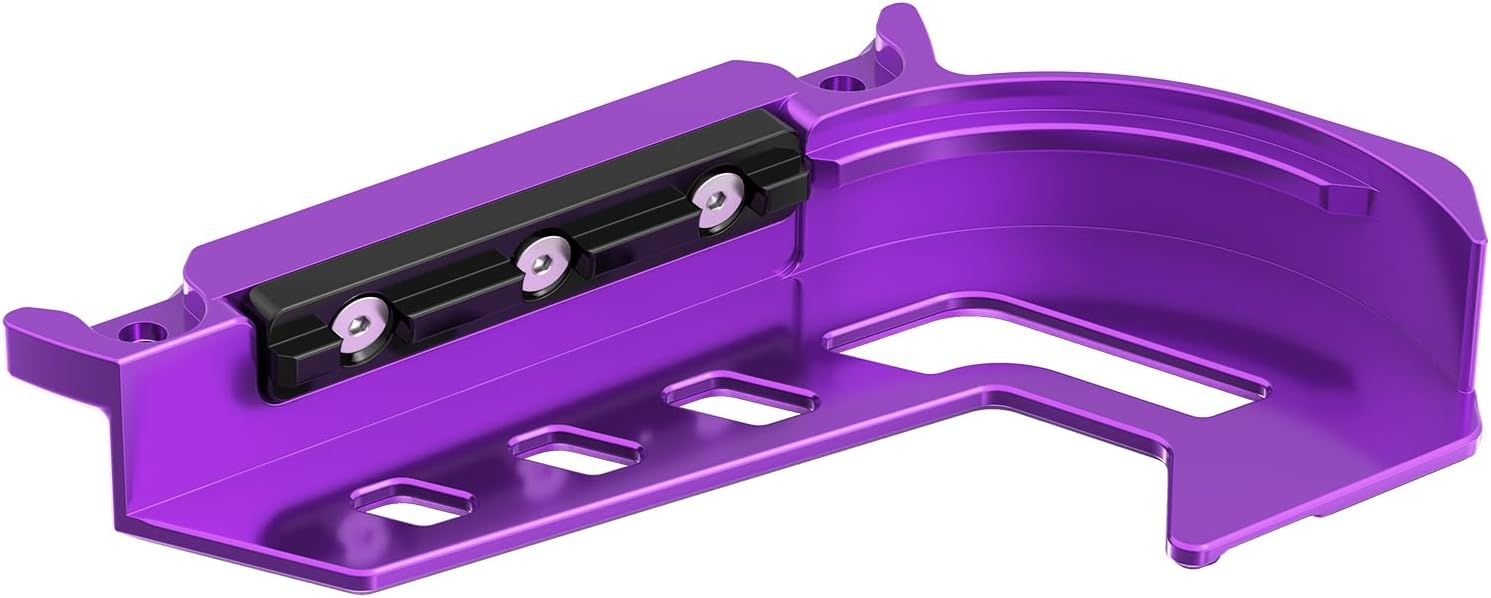 NICECNC Chain Guard Sprocket Cover Compatible with Stark Varg EX MX 2024-2025,with Extended Protection & Built-in POM Guide, High-Strength 6061-T6 CNC Aluminum Purple