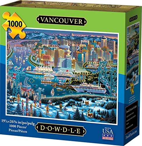 Rompecabezas Dowdle Jigsaw Puzzle Vancouver 1000 Piezas miniatura 1