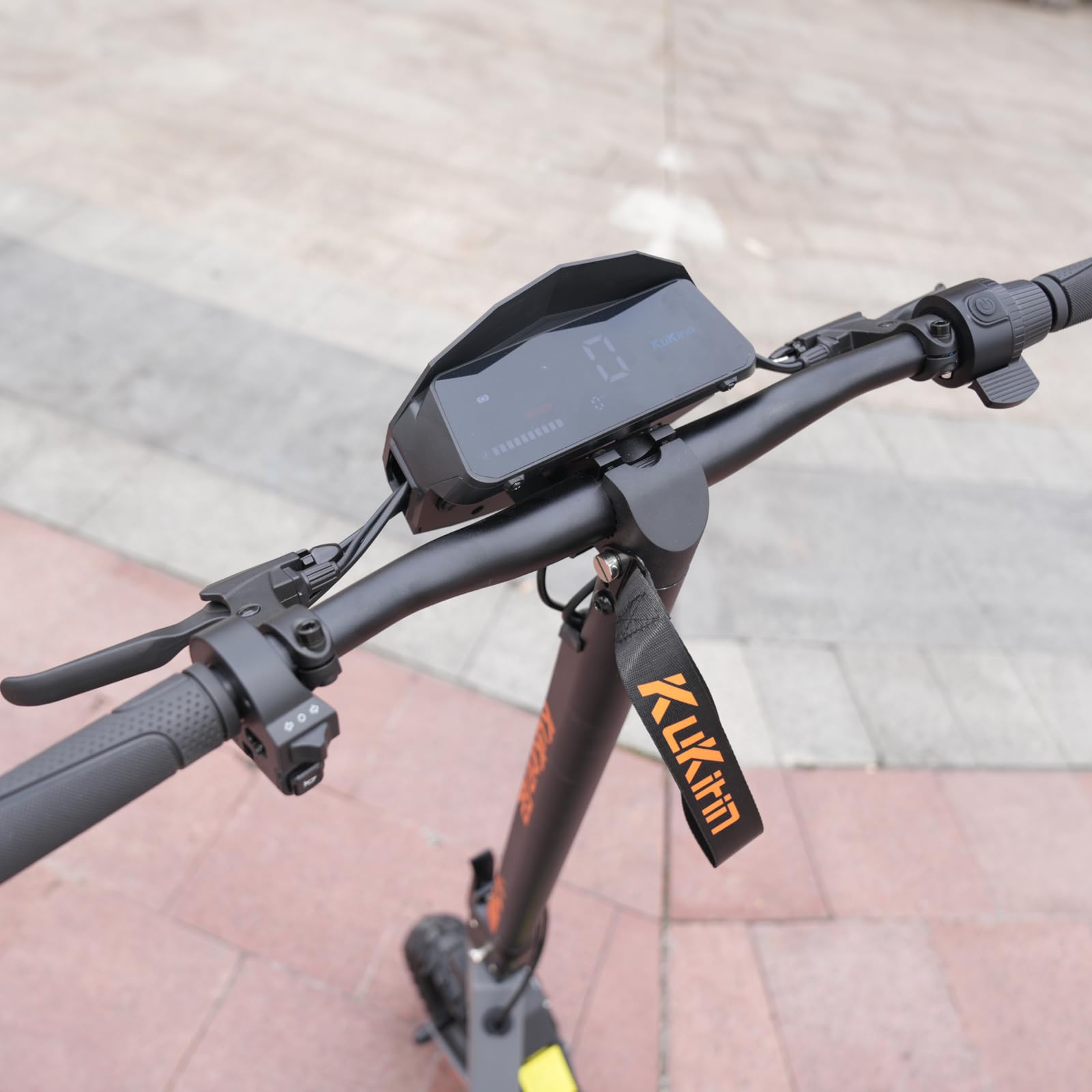 Kukirin G2 Trottinette électrique pour adulte, 10 pouces, jusqu'à 55 km, pneus tubeless, double suspension, freins à disque, écran tactile, batterie 48 V 15,6 Ah et design pliable