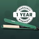 Vega Salon Smooth Hair Straightener for Women with Ceramic Coated Plates, Quick Heatup & Travel Friendly, Travel Lock, Suitable for All Hair Types, 1 Year Warranty, Green (VHSH-42) gallery image