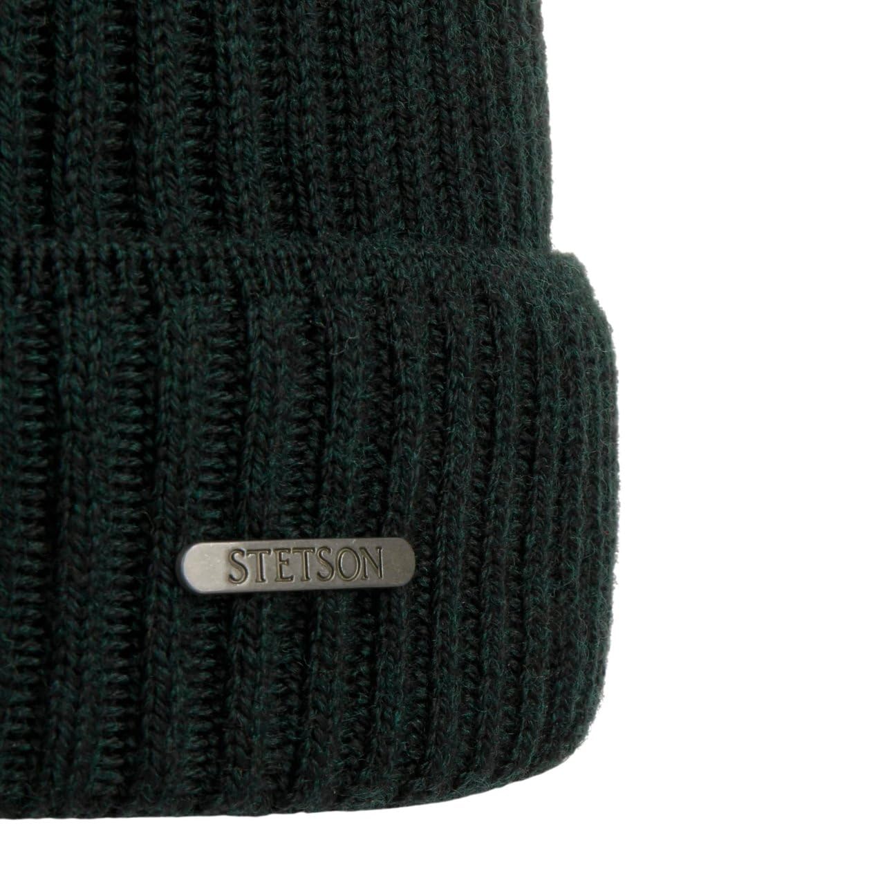 STETSON Parkman czapka dzianinowa z mankietem Wyprodukowano we Wloszech Unisex Jesien Zima