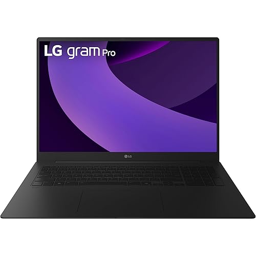 LG gram Pro 17-inch Lightweight Laptop Computer, Intel Evo Edition Powered by Intel Core Ultra9 285H Processor, NVIDIA RTX5050, Windows 11 Home, 32GB RAM, 2TB SSD, Black