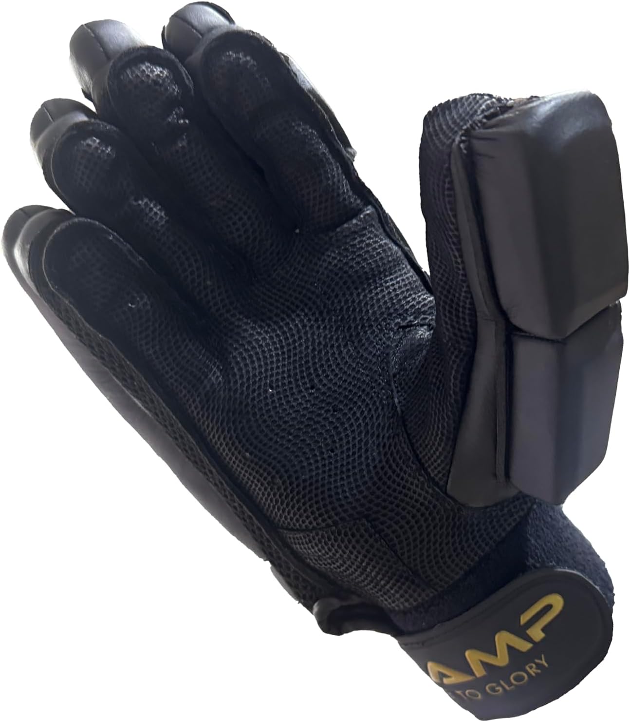 TOP Range White/Black Test PRO Sausage Finger Batting Gloves Plus Elbow Guard Combo