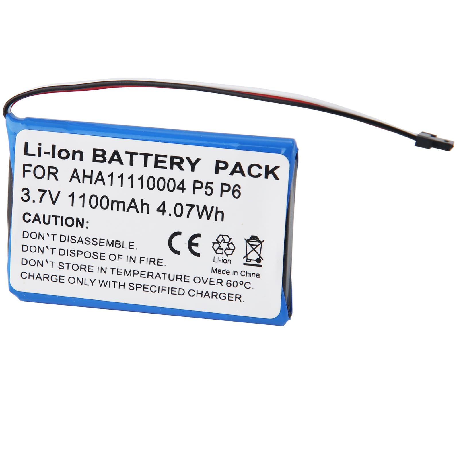 CHUNGAILPS AHA11110004, P5, P6. Batteria di ricambio per navigatore Tomtom Go510 (2013), Go520 (2016), GO930, Pro 7250, batteria di navigazione per camion (1100 mAh, 3,7 V, ioni di litio)