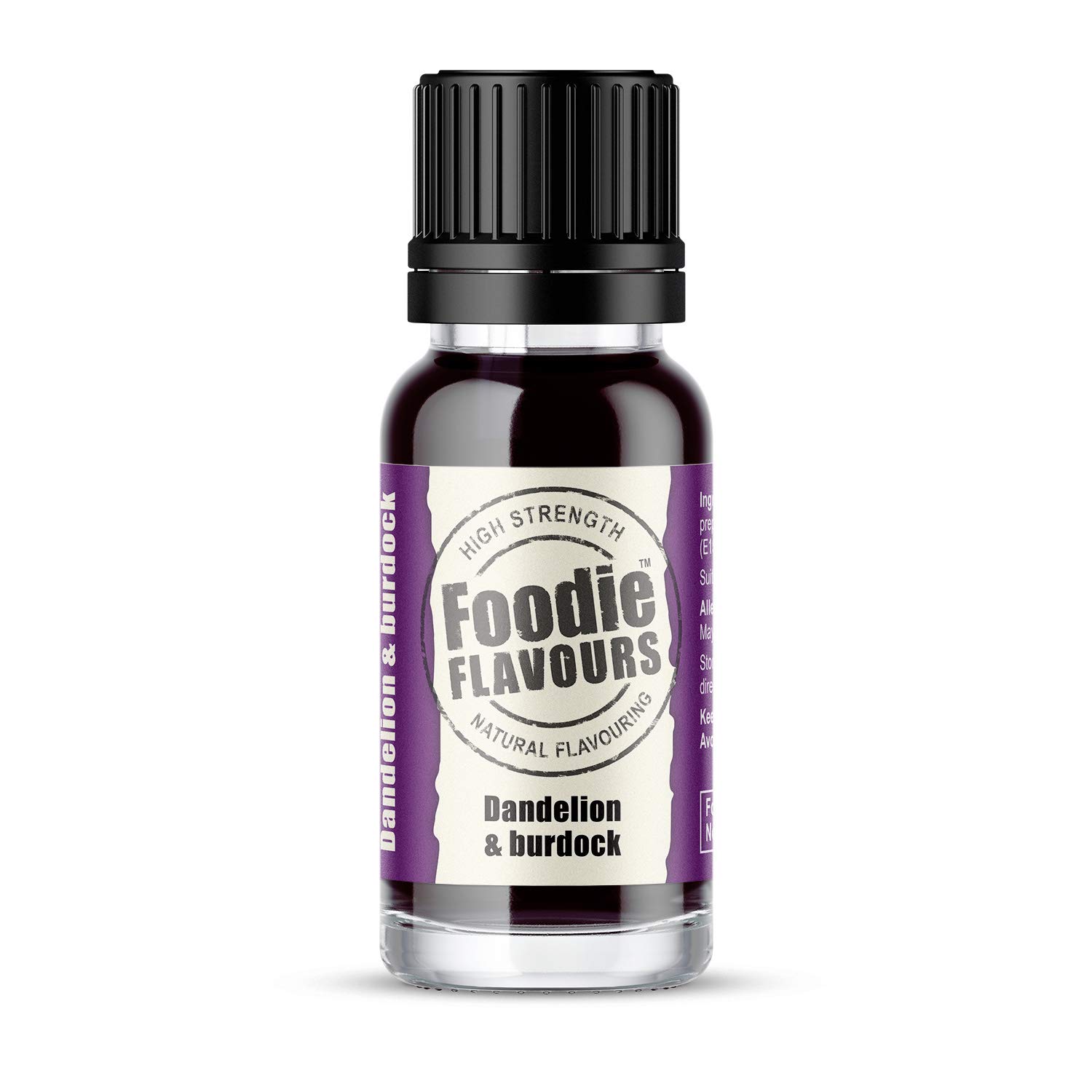 Foodie Flavours Natural Dandelion & Burdock Flavouring, High Strength - 15ml