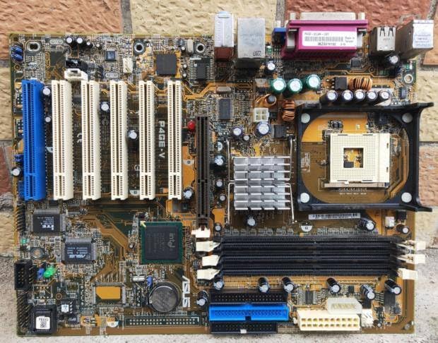 Industrial Control Panel P4GE-V 6 PCI 478 Good