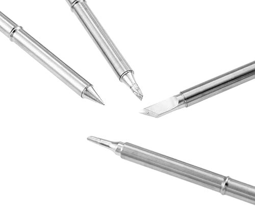 Miniatura 6 de 4 puntas de soldador, serie T12, kit de puntas de soldadura para estación de soldadura Hakko FX-951 FX-952 T12-K T12-B T12-BC2 T12-D24
