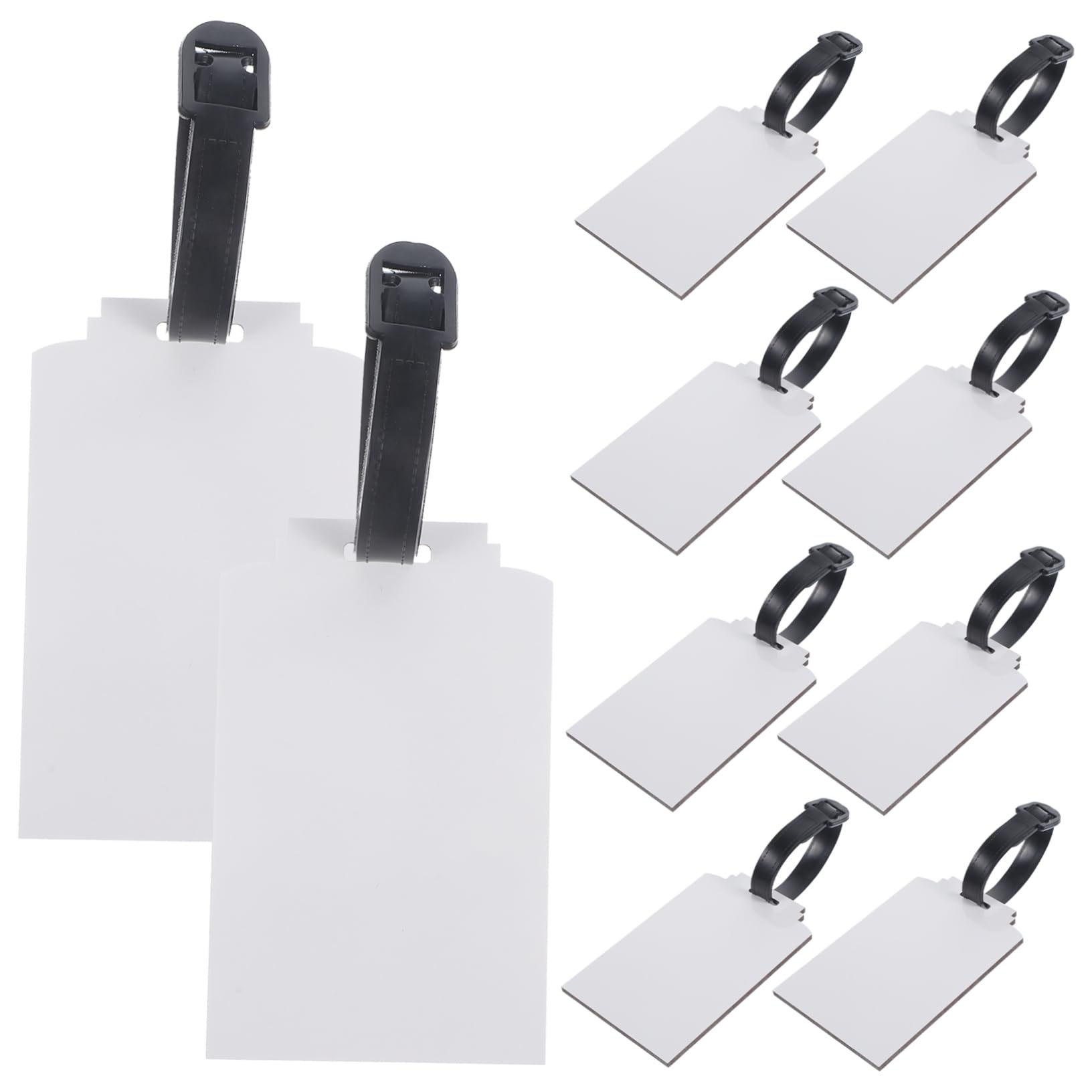 5 Sätze Blanko-gepäckanhänger Mit Thermotransferdruck Gepäckanhänger Selber Machen Sublimations-gepäckanhänger Gepäckverfolgungsanhänger Für Koffer Leeres Namensschild Tragen Mdf