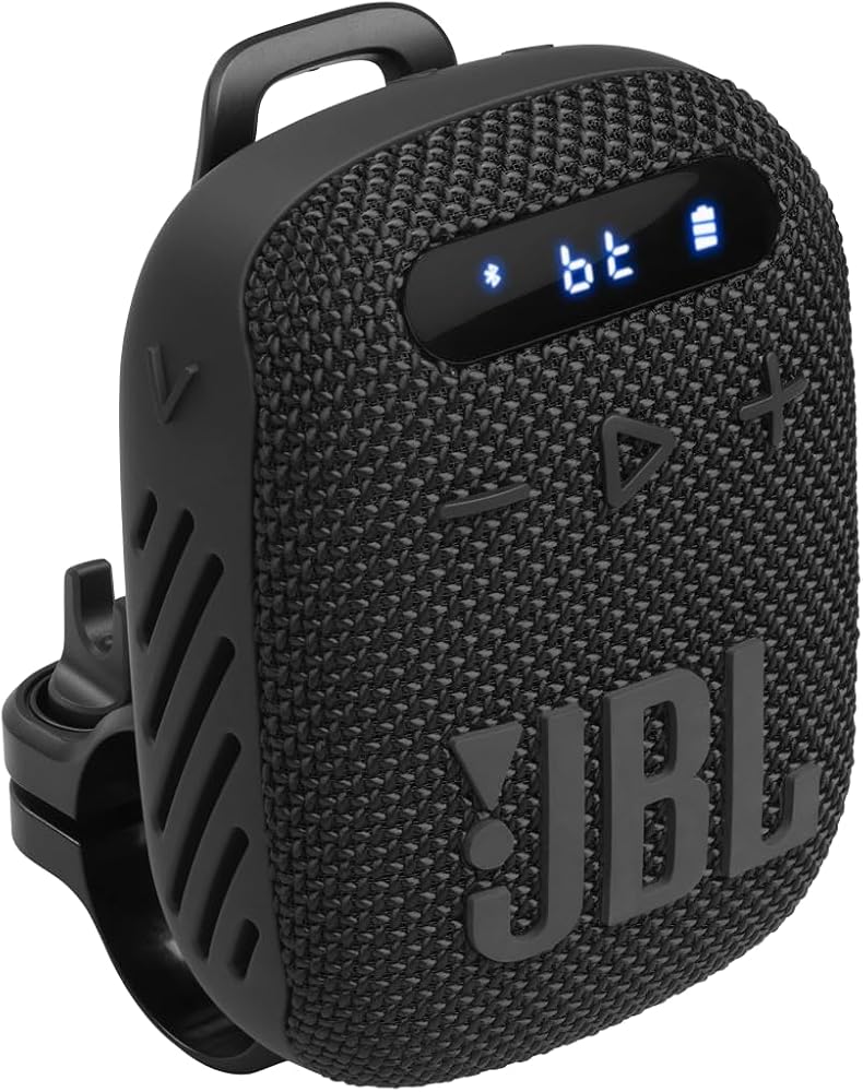 Amazon product image of JBL Wind 3 FM Bluetooth Handlebar Speaker, Black
