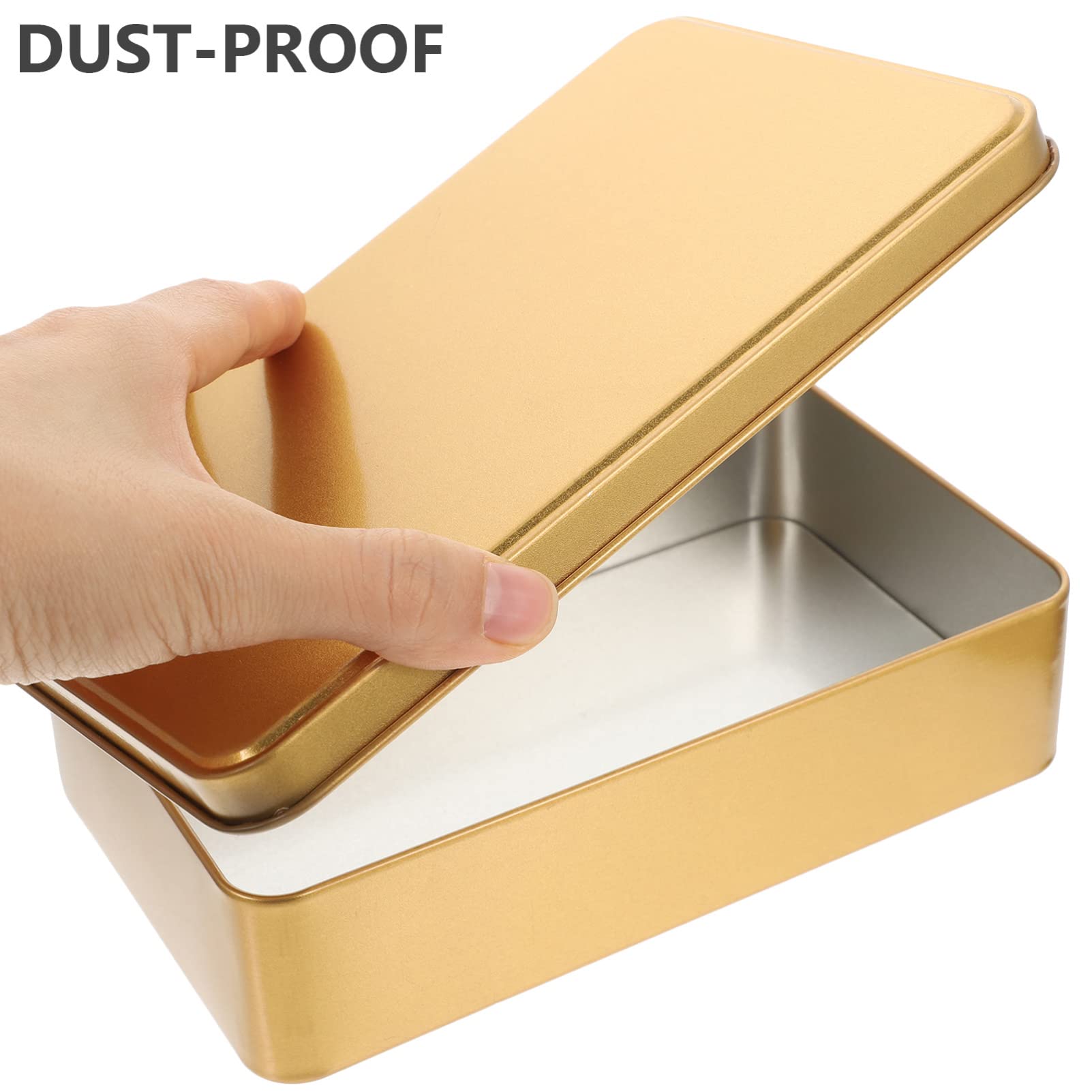 Amazon｜収納ボックス ブリキ缶 収納缶 大型 長方形 缶 ケース