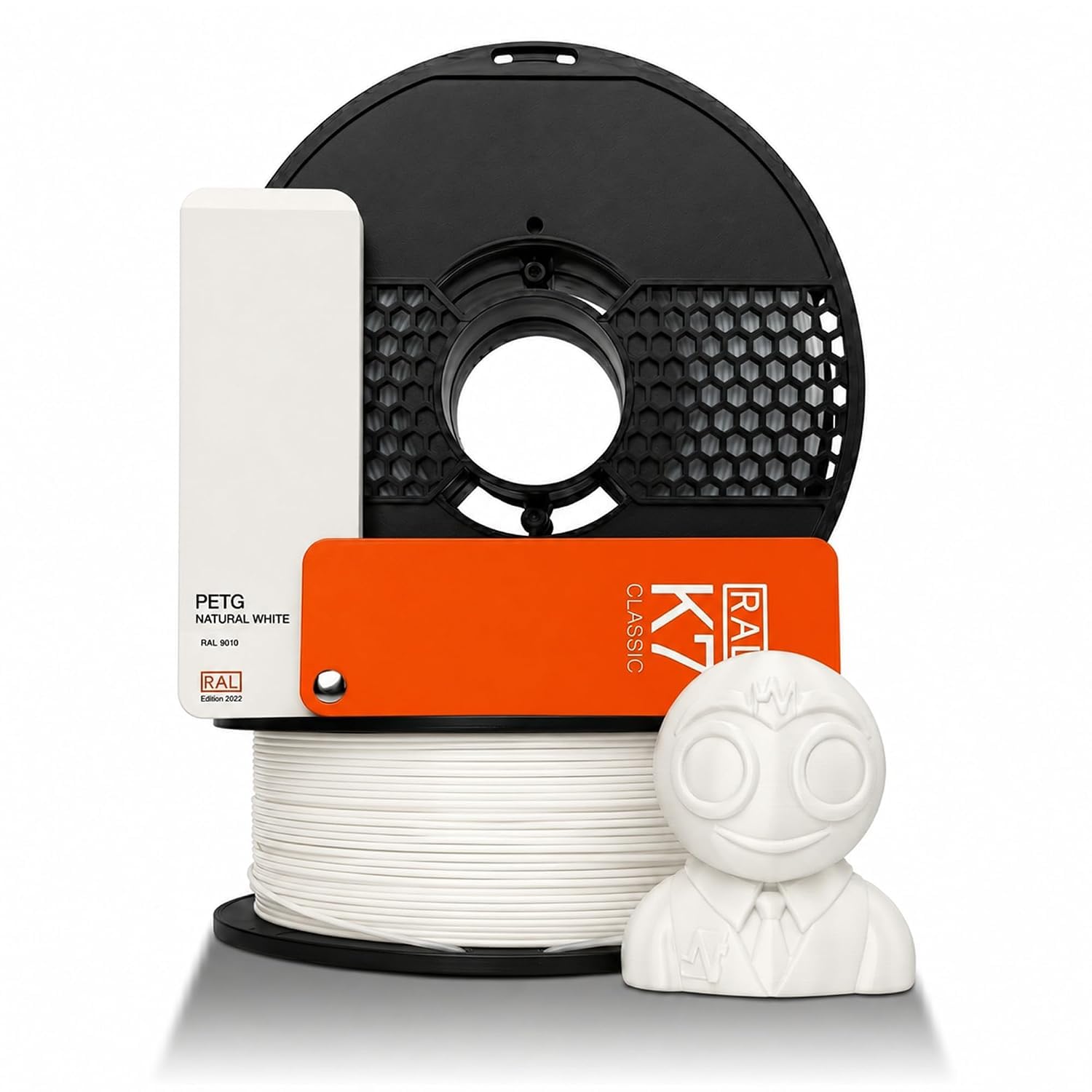 NFIL3D 1KG Net PETG+ Natural White 3D Printer Filament | Filaments for 3D Printer| 1.75mm| Accuracy - +/- 0.015mm | 1000g 3D Filament, 250g Spool & 350g Packaging Weight (Total Weight 1.6KG)-image-16