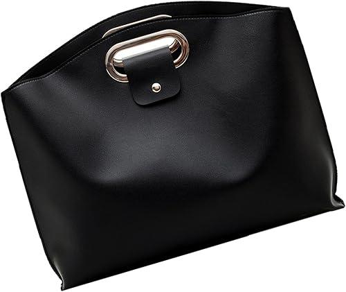 Large Capacity PU Leather Laptop Briefcases Handbag for Work Commute with Spacious Compartments and Ergonomic Handle