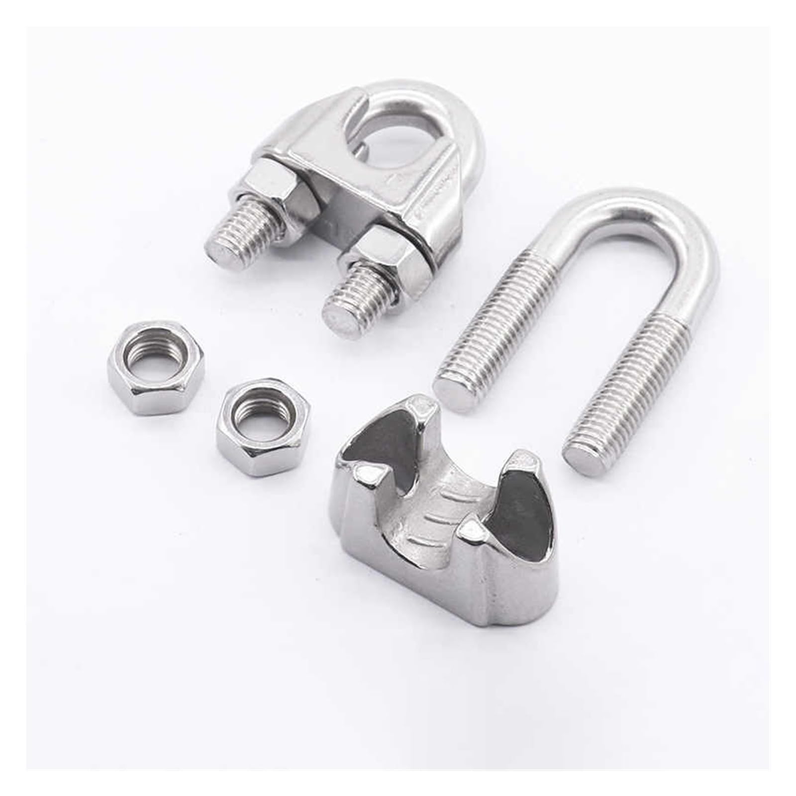 Morsetto per fune metallica, Clip for fune metallica tipo U in acciaio inossidabile 304 di diverse dimensioni(M24)