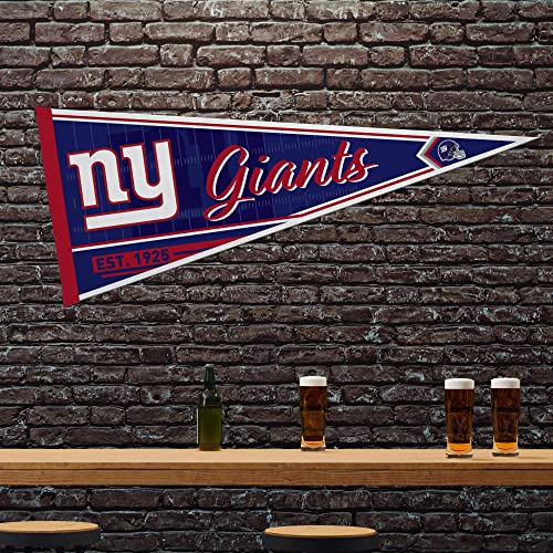 Image of Rico Industries NFL Football Classic 12 inch x 30 inch Felt Wall Decor Pennant - Great for Home /Bed Room /Man Cave Decor