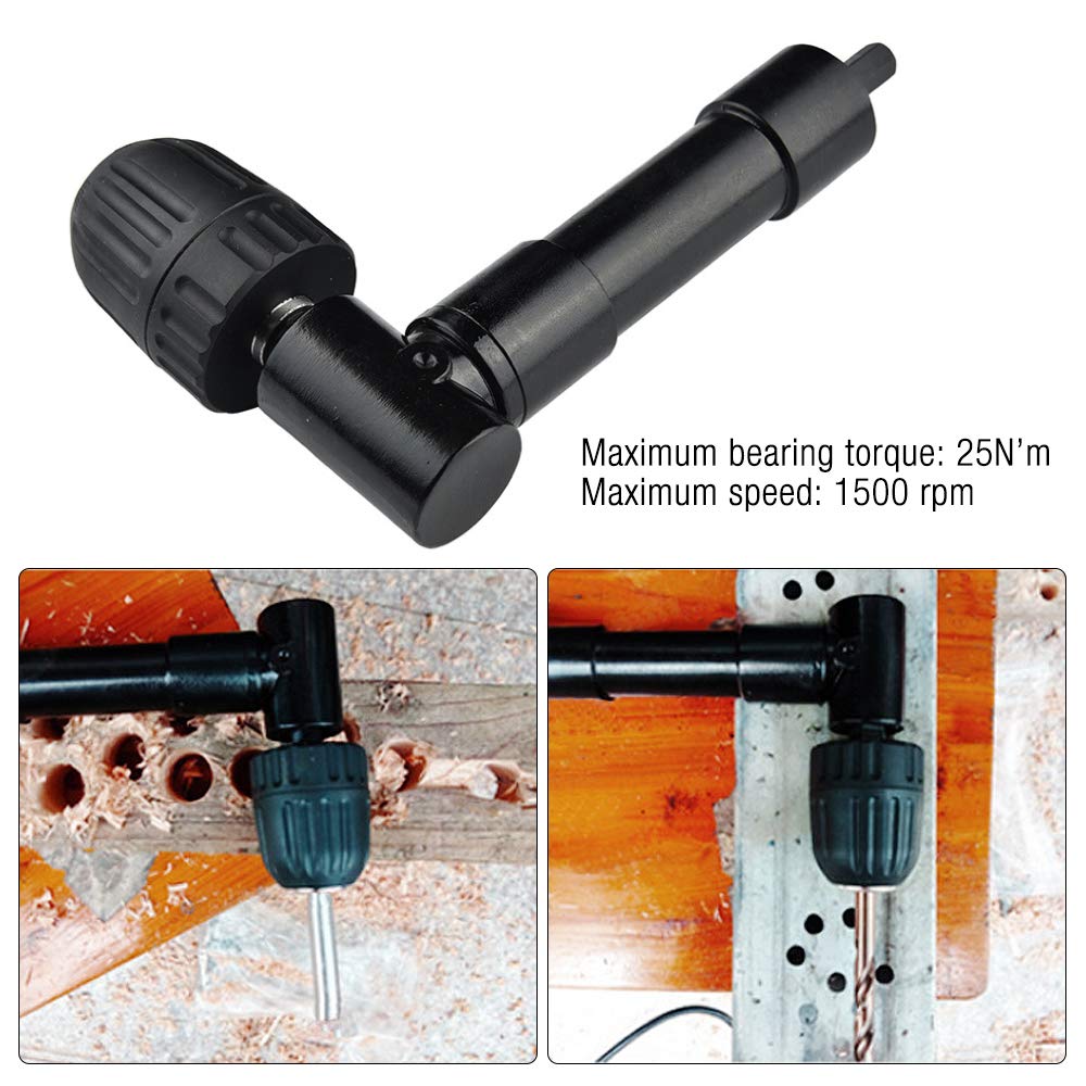 Embout de perceuse à angle droit, 0,8 à 10 mm 90 degrés pour perceuse à angle droit professionnel