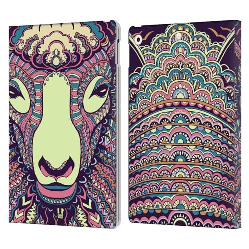 Étui cuir iPad 10.2 Head Case Designs avec motifs animaux aztèques