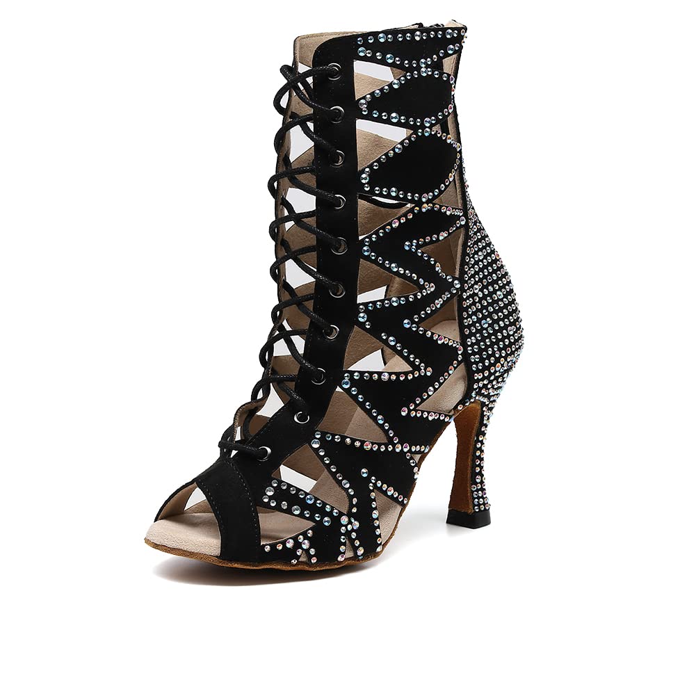AOQUNFS Scarpe da Ballo Latino Americano Donna Salsa e Bachata da Sala, QJW