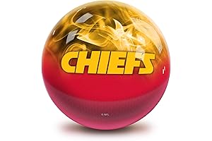 Strikeforce Bowling NFL Kansas City Chiefs "A City on a Giant Ball" Undrilled Bowling Ball