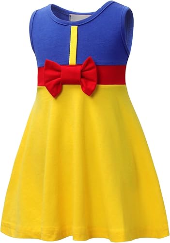 Miniatura 3 de Eledobby Snow White Costume for Girls Princess Dress Up Clothes Halloween Cosplay Outfits Fancy Birthday Party Dresses