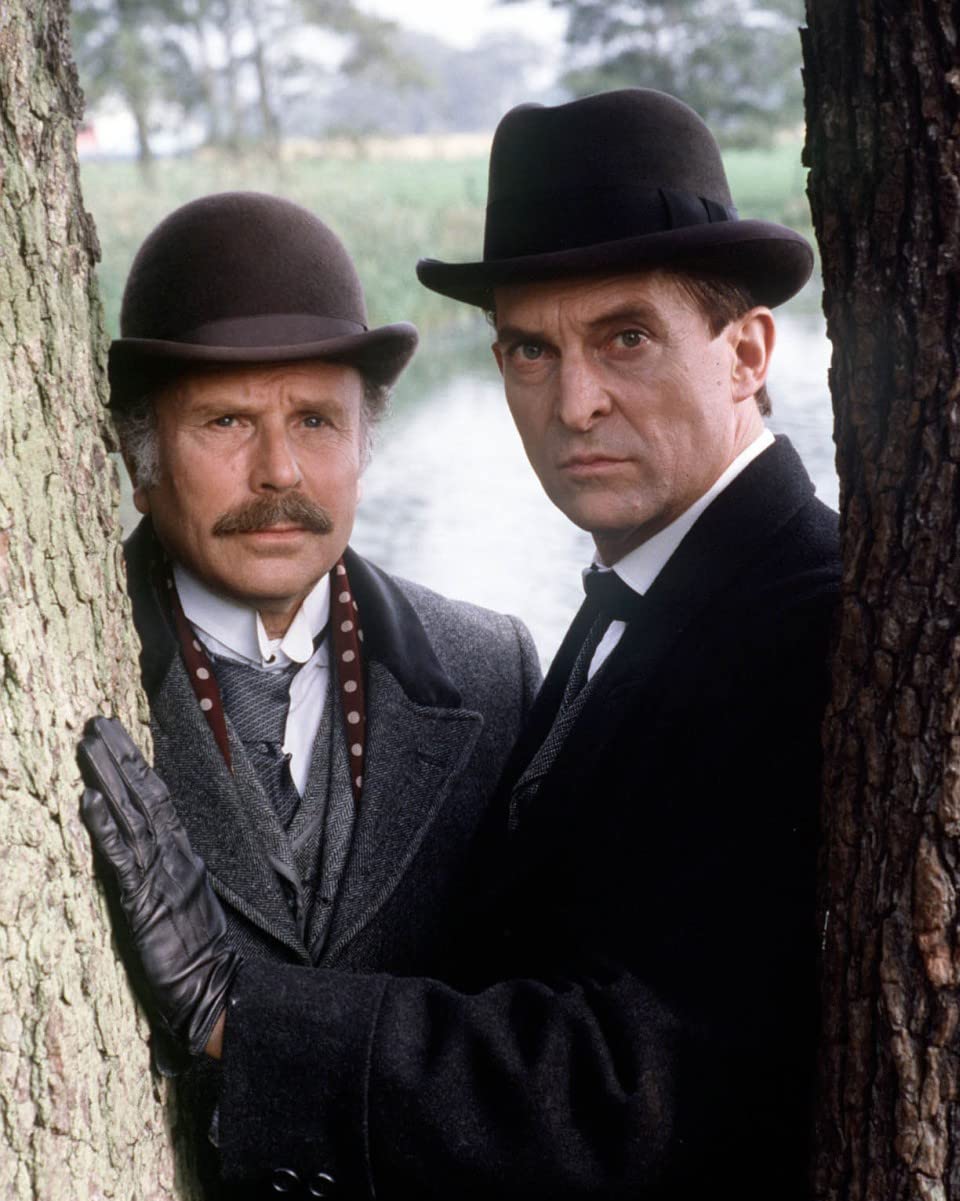 The Adventures of Sherlock Holmes (TV) Edward Hardwicke, Jeremy Brett 10x8 Photo