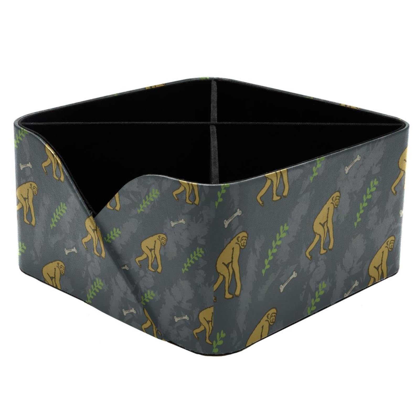 Porte-stylos rectangulaire double compartiment papeterie bureau Ape Man