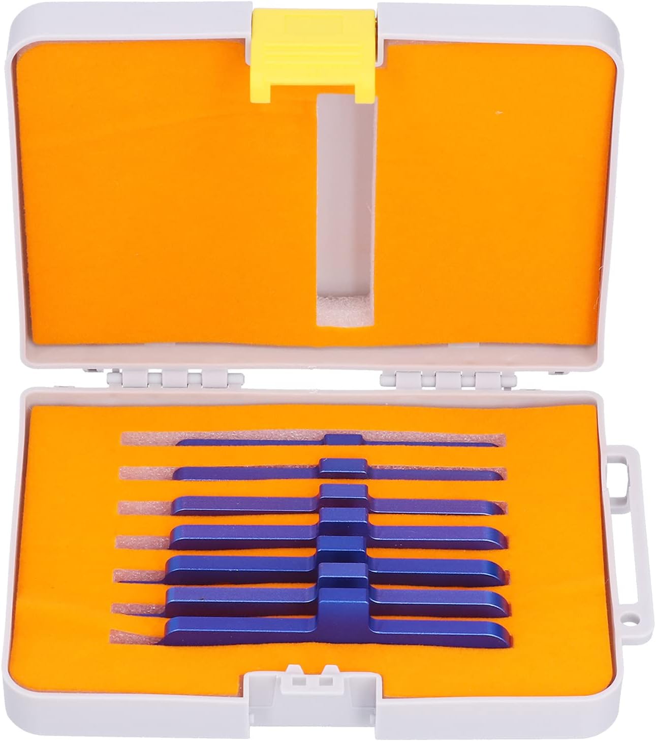 Setup Block Height Gauge Set,7Pcs Setup Bars Table Saw Height Gauge Aluminum Alloy Woodworking Measure Tool Kit 0.125‑0.5in