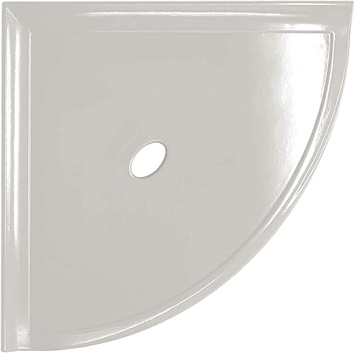 Miniatura 1 de Questech Décor - Estante de ducha esquinero de 10 pulgadas, estante de ducha esquinero montado en la pared, estante de reajuste para paredes de