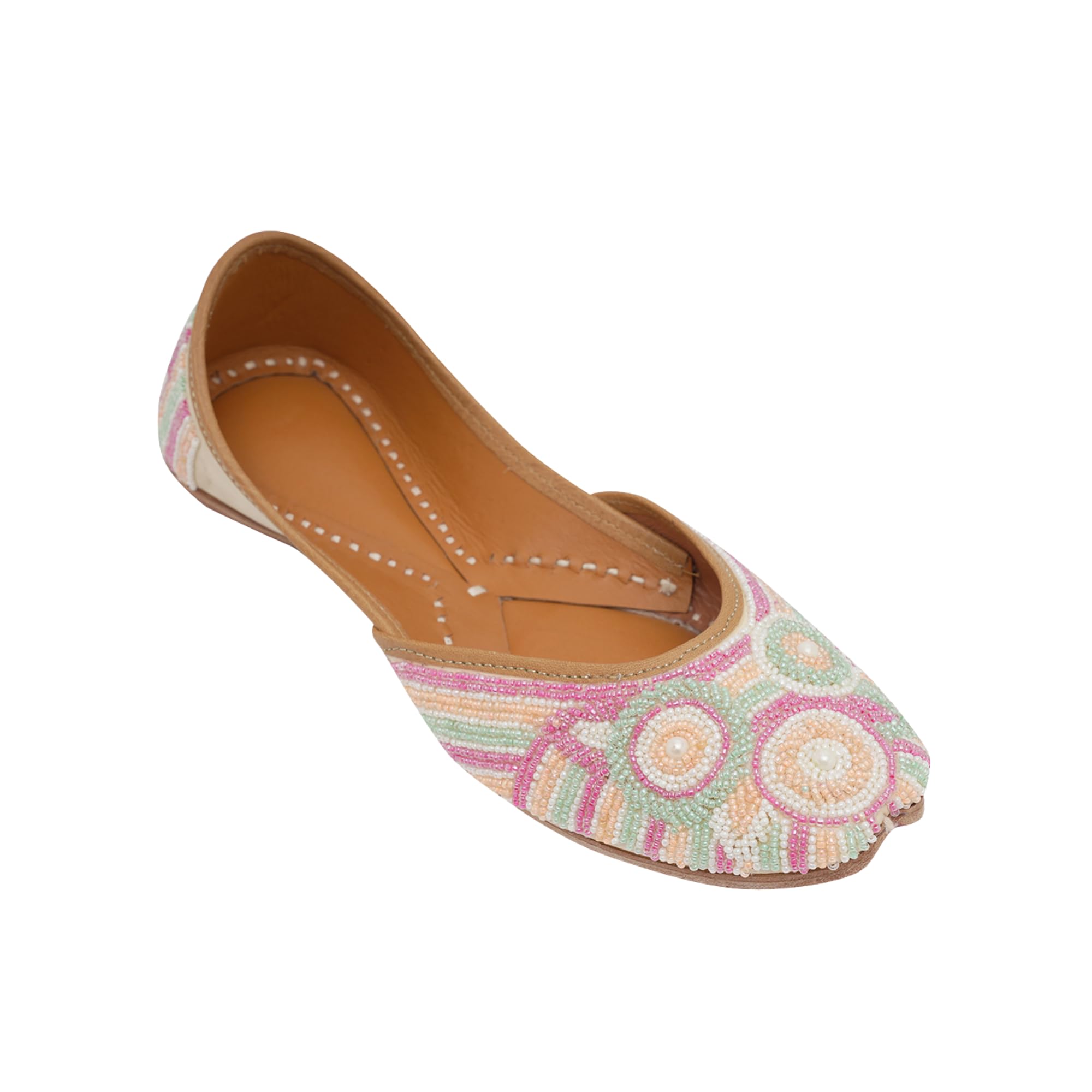 Women embroidered Mojaris | Multi Color |-image-44